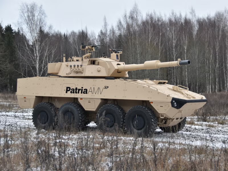 Patria AMV XP Finish 8x8 Armored Wheeled Vehicle (B)